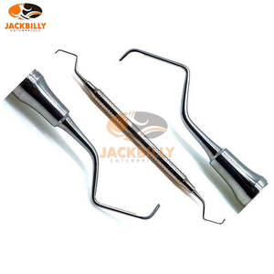 Equipo dental profesional, juego de instrumentos médicos, curetas periodontales de acero inoxidable de alta calidad, fuente de alimentación Manual - Product Image 4