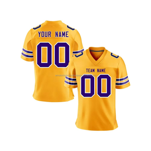 Uniforme de football américain personnalisé en gros qualité unique haut à séchage rapide avec une nouvelle caractéristique respirante - Product Image 2