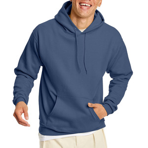 Nouveaux sweats à capuche pour hommes en molleton 100% coton, à la mode, coupe ample, personnalisables, respirants, grandes tailles, avec poches kangourou, OEM - Product Image 1
