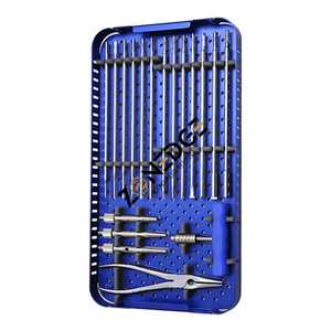 Instrumento de cirugía quirúrgica ortopédica para animales, 1,5/2,0/2,4mm, Kit de placa ósea para veterinario, ortopédico veterinario,/mm - Product Image 3