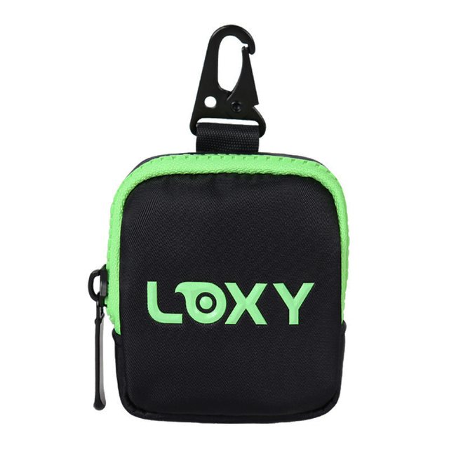 Custom Mini Polyester Letter Pattern Unisex Storage Earbud Pouch Fashionable Earphone Headphone Case Zipper Closure