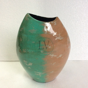 Jarrón Decorativo Hecho a Mano de Diseño de Mediados de Siglo, Jarrón Lacado para Centro de Mesa, Decoración del Hogar y Oficina, de Vietnam - Product Image 3