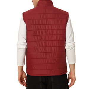 Nuevo Chaleco Acolchado Brillante sin Mangas para Invierno, Transpirable, con Logotipo Personalizado, Impermeable, Brillante, para Hombre - Product Image 2