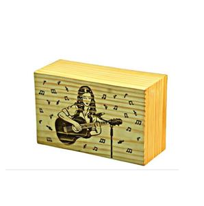 Peace with Music <b>Urns</b> Human Handmade Wooden <b>Urn</b> Burial <b>for</b> <b>Ashes</b> Adult 250 Cubic Inch Vintage Pet <b>Dog</b> Female Male - Product Image 3