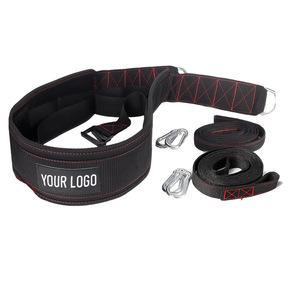 เข็มขัดรัดเอวสำหรับฝึกซ้อมแบบ Heavy Duty ปรับน้ำหนักได้ พร้อมตัวล็อคสำหรับการฝึกดึงสเลด - Product Image 3