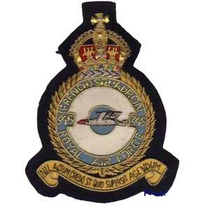 Badge RAF 5131 Bd Sqn Wire Blazer, fil de bullion, broderie faite à la main - Product Image 1