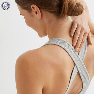 สปอร์ตบราไนลอนผ้าสแปนเด็กซ์สำหรับผู้หญิงผู้ใหญ่น้ำหนักเบาไร้รอยต่อและระบายอากาศได้ดี - Product Image 4