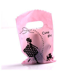 Sac à provisions en plastique recyclable mignon de poignée de gilet découpé avec l'impression de gravure pour le supermarché et l'emballage de cadeau - Product Image 2