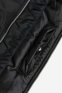 Veste bomber d'hiver en satin pour homme, nouvelle conception, couleur personnalisée, coupe-vent, de haute qualité, veste bomber de style lettreman, vente en gros 2024 - Product Image 6