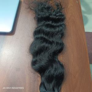 Extensiones de cabello humano crudo indio de un solo donante estilo de onda de agua suelta de tramas de genio de onda profunda de templo - Product Image 6