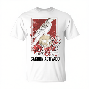 T-shirt Gotica Estetica Y2K con Corvo e Teschio, Stile Grunge per Promozioni - Product Image 2