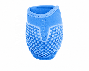 Protège-jambes Tough Tack pour chevaux, bleu ciel, en microfibre, avec semelle Hex Grip pour l'équitation, modèle 2026 - Product Image 3