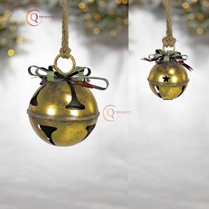 Impresionantes campanas de Metal hechas a mano, campanas colgantes de Navidad de la mejor calidad en estilo Vintage, suministros de decoración para restaurante y hogar - Product Image 4