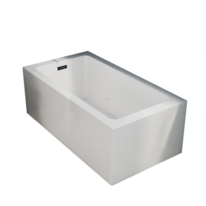 Bañera Esquinera FW-C-6032R22 de Acrílico, Color Blanco, Garantía de 2 Años, para Baños Residenciales con Diseño Moderno, Alta Calidad - Product Image 4