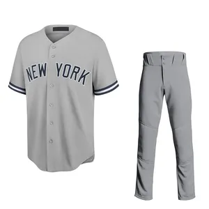 顶级团队穿棒球服套装定制穿棒球服批量易穿棒球服