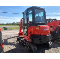 Mini-excavatrice fiable KX033-4 2022 de 4 tonnes, moteur hydraulique compact, pour travaux de construction, aménagement paysager et utilisation agricole