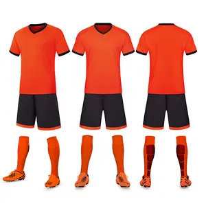 Customized Soccer Team Uniforms New Custom Logo Men's Soccer Team Training Jersey Set