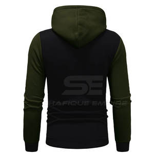 Venta al por mayor de chándal de invierno para hombre diseño único 100% algodón cuello con capucha de talla grande ropa de adulto con patrón sólido transpirable - Product Image 3