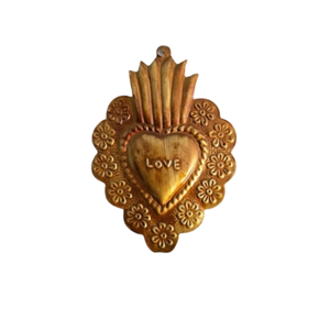 เครื่องประดับรูปหัวใจศักดิ์สิทธิ์ทำจากโลหะแบบโบราณสำหรับตกแต่งผนังของขวัญและของตกแต่งคาทอลิก - Product Image 4