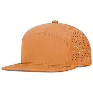 หมวกแก๊ปผ้าแคนวาสแบบปรับได้สำหรับทุกเพศ พร้อมหัวเข็มขัดโลหะ ระบายอากาศได้ดี ดีไซน์หกแผง เหมาะสำหรับกิจกรรมกลางแจ้ง มีทุกสี - Product Image 1