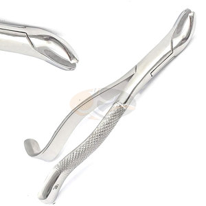 Forceps d'extraction dentaire manuels de haute qualité 18L en acier inoxydable certifiés CE, instruments de chirurgie buccale durables pour dentistes - Product Image 1