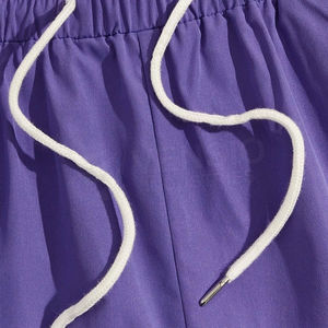 กางเกงขาสั้นผู้ชายแนวสตรีทแบบลำลองปรับแต่งได้ลายสีทึบกันรอยยับสำหรับผู้ชาย - Product Image 5