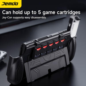 Jemdo Mango ergonómico y cómodo para <span class=keywords><strong>Switch</strong></span> OLED Estuche rígido <span class=keywords><strong>de</strong></span> una pieza 5 Ranuras para tarjetas <span class=keywords><strong>de</strong></span> juego para <span class=keywords><strong>Nintendo</strong></span> Juego a prueba <span class=keywords><strong>de</strong></span> golpes - Product Image 3