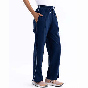 กางเกงแฟชั่นลำลองสำหรับผู้หญิงเอวกลางเอวยางยืดแห้งเร็วระบายอากาศสไตล์ด้านหน้าแบน - Product Image 4