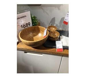 Bol de service en bois de luxe fait main avec finition naturelle, idéal pour les salades, la salle à manger et la cuisine, parfait pour les occasions de mariage - Product Image 4
