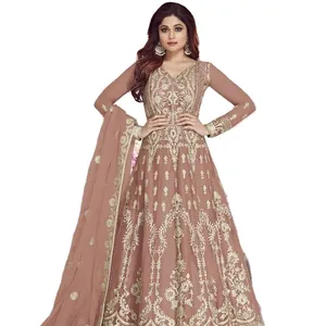 印度供应商和出口商提供的最佳质量乔其纱女性Salwar Kameez婚礼和派对服装