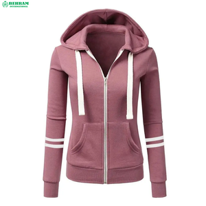 Women <b>Cropped</b> Cotton Full <b>Zip</b> <b>up</b> Hoodie Sweatshirt Drop Shoulder Breathable Hooded Jacket With Pockets Casual Streetwear - Product Image 4