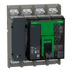 Interruttore Automatico SCHNEIDER ELECTRIC C080N450FM 50kA 415VAC 4P Fisso Azionato Manualmente ComPacT NS800N con MicroLogic 5.0 - Product Image 1