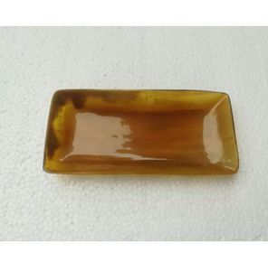 Bandeja de servicio de cuerno de buey de vaca de búfalo Natural respetuosa con el medio ambiente hecha a mano de Vietnam Apto para lavavajillas uso doméstico pulido - Product Image 2