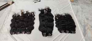 Paquets de cheveux indiens Remy bruts non transformés à cuticule alignée cheveux humains naturels crépus os droit pour l'inde - Product Image 2