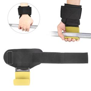 Ganchos de levantamiento de pesas con logotipo personalizado para entrenamiento de gimnasio, correas resistentes para muñecas, gancho al por mayor - Product Image 6