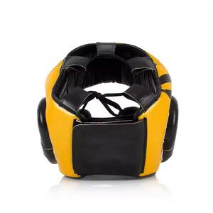 Casque de boxe en cuir de qualité supérieure, personnalisé et en gros, idéal pour le sparring – Le plus vendu - Product Image 3