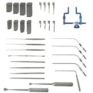 Anteater II Marco retractor manual Acero inoxidable con fuente de alimentación manual - Product Image 2