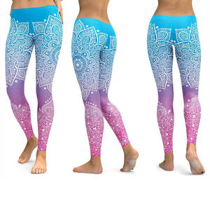 High Performance Custom Design Womens Gym Yoga <b>Leggings</b>, High Waist 4 Way Stretch Workout Tights for Running & Fitness - Product Image 6