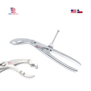 Instrumentos quirúrgicos ortopédicos veterinarios Acero inoxidable 6 \ "Fórceps de reducción de hueso dentado Fórceps de sujeción de hueso animal - Product Image 5