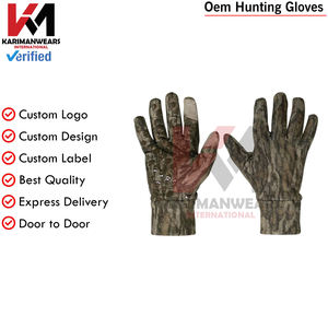 Premium Cold Weather Fleece Hunting Gloves Men Warm Durable Stretch Material Textured Palm <b>Grip</b> <b>Control</b> Harsh Conditions Gloves - Product Image 2
