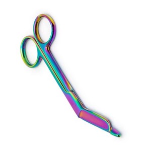 Ciseaux à pansements et ciseaux de traumatologie de qualité industrielle - 7,5 pouces en acier inoxydable, ciseaux d'électricien pour gaucher, garantie de 3 ans - Product Image 1