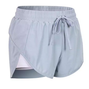 Pantalones cortos holgados con cintura elástica para mujer y niña, Shorts de secado rápido para correr y trotar, nuevo modelo, 2022 - Product Image 3