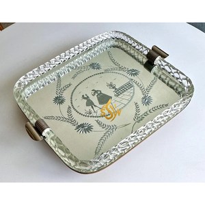 Bandeja DE SERVICIO DE METAL Bandeja decorativa de diseño de regalo para el hogar de alta calidad Forma cuadrada Hogar y restaurante de gran tamaño a precio barato - Product Image 3