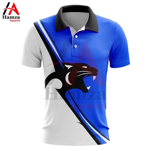 Polo tissu couleur et taille sublimation chemise dernière conception imprimé léopard pour hommes personnalisé polos à manches courtes - Product Image 4
