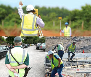 เสื้อยืดสะท้อนแสงแขนยาวแห้งเร็วระบายอากาศได้ดีสำหรับไซต์ก่อสร้าง - Product Image 5