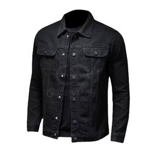 <b>Men</b> Slim Fit <b>Jeans</b> <b>Jacket</b> Eco-Friendly Breathable Front Classic Design Casual Wear 100% Cotton Stylish Outerwear Winter <b>Jacket</b> - Product Image 4