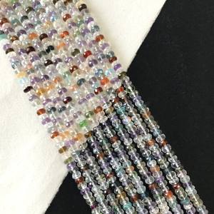 Cuentas Redondas Multicolor 100% Naturales con Certificación IGI, 5mm-6mm, Piedras Multicolor, Gemas Vivaaz Multifuego para Joyería - Product Image 3