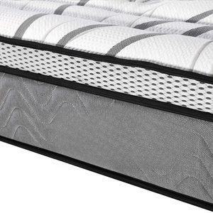 뜨거운 판매 마사지 패브릭 표면 33 cm 두꺼운 킹/퀸/풀 사이즈 라텍스 폼 침대 매트리스 미니 포켓 스프링 침대 매트리스 - Product Image 4