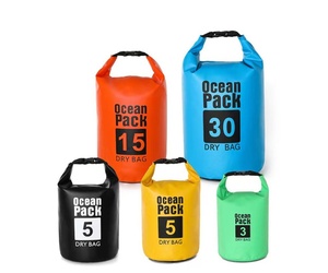 Bolsa Impermeable para Exteriores, 500D PVC, Logotipo Personalizado, Color a Elección, Mochila Impermeable Plegable - Product Image 2