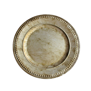 Design admirable sous plaque d'exposition plaque de chargeur de couleur or en acier inoxydable faite à la main pour l'utilisation d'ustensiles de cuisine - Product Image 2